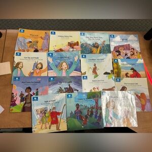Christian Kids Bible Story Book Lot (22 Books) God Loves Me Series Bible Stories